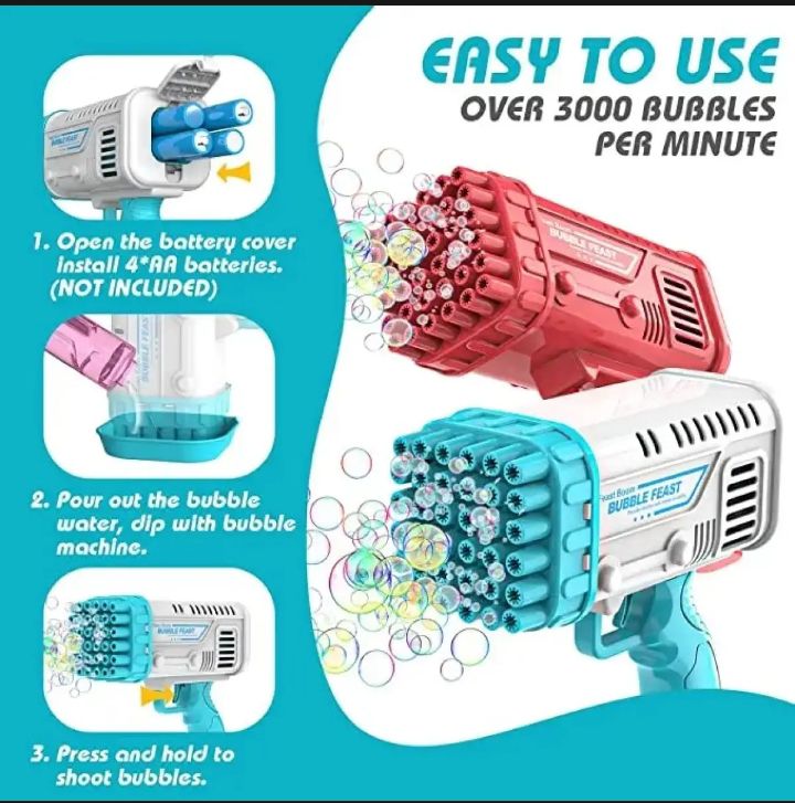 Kids Bubble Gun Toy